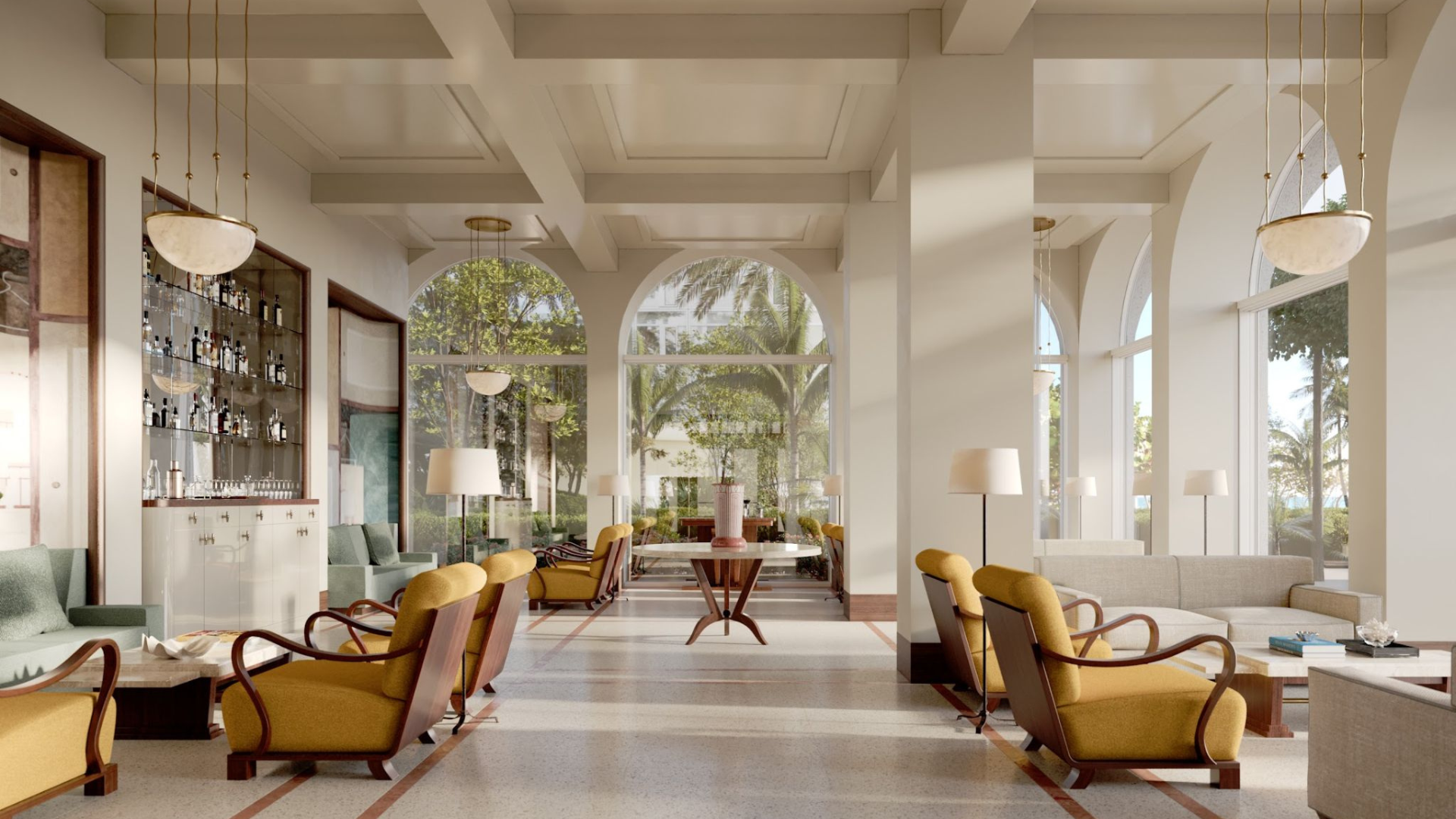 Surf House lobby lounge